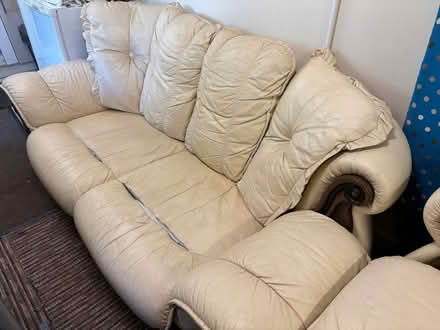 Photo of free Leather sofa (Barton TQ2) #1