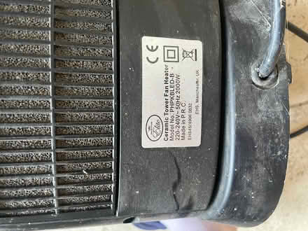 Photo of free Prem-I-Air Elite Ceramic Tower Fan Heater (Dutton PR3) #2