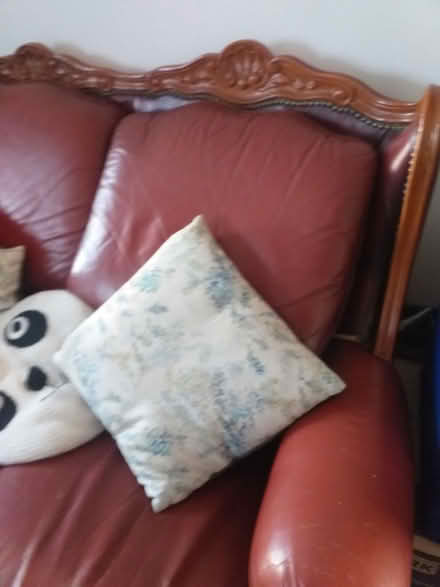 Photo of free Upholstry project carved wood couch (South harrow) #3