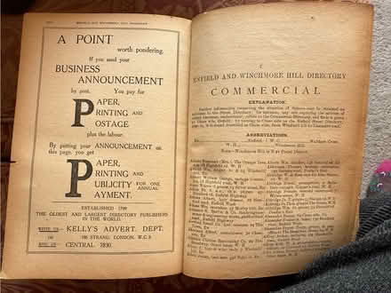 Photo of free Kelly’s Directory 1928 - Enfield, Winchmore Hill (Enfield EN2) #3
