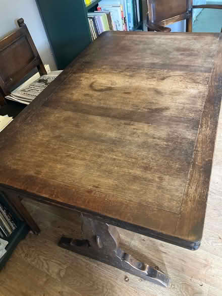 Photo of free oak extendable dining table and 6 chairs (South Oxfordshire RG4) #3