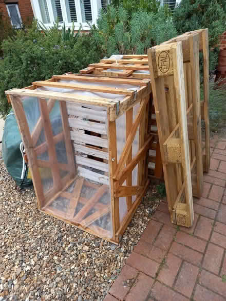 Photo of free Wooden crates and pallets (Buggs Bottom RG4) #1