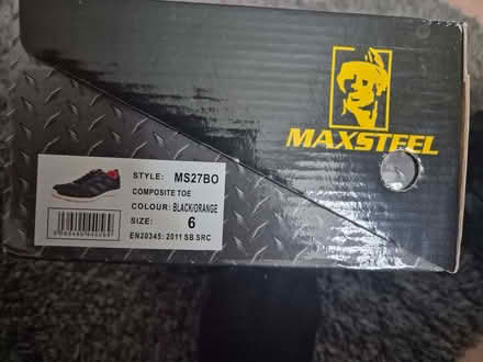 Photo of free Maxsteel Ultra Lightweight Steel Capped Trainers Size 6 (Bengeo SG14) #1