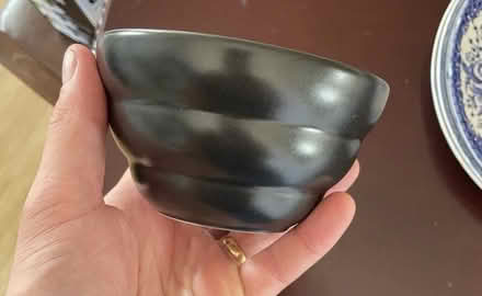 Photo of free Grey metallic small bowl (Kew road, Richmond) #1