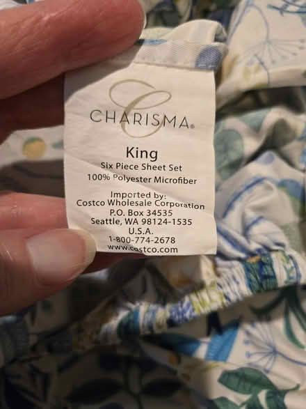 Photo of free Fitted sheet only, king size (Leavells Crossing in Spotsy) #2
