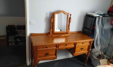 Photo of free Dressing table, mirror and stool (Bradford BD6) #1
