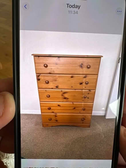 Photo of free 2 chest of drawers (Woodham Walter CM9) #1