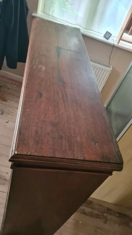 Photo of free Dark wood book case / shelves (Weston Park) #3