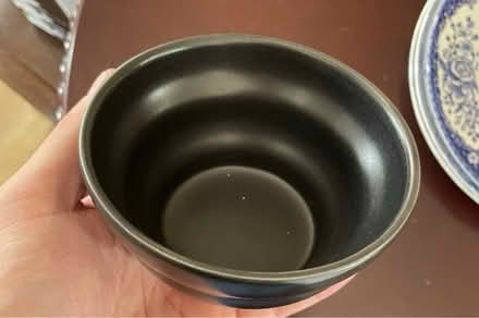 Photo of free Grey metallic small bowl (Kew road, Richmond) #2