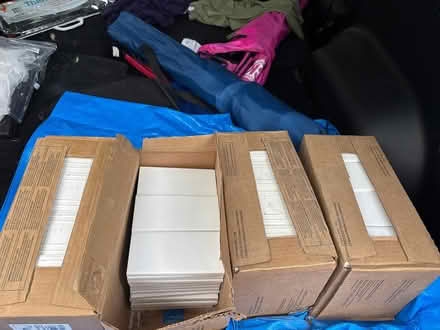 Photo of free 37.5 sq ft white 3x6 subway tiles (Wilmette near town center) #2
