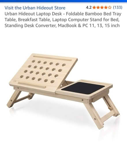 Photo of free Bamboo Bed tray table (N1) #1