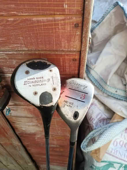 Photo of free Two golf clubs and golf ball (Pilton EH4) #1