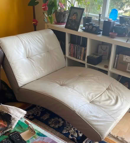 Photo of free Leather Chaise Lounge chair (1310 Cariboo Street) #1