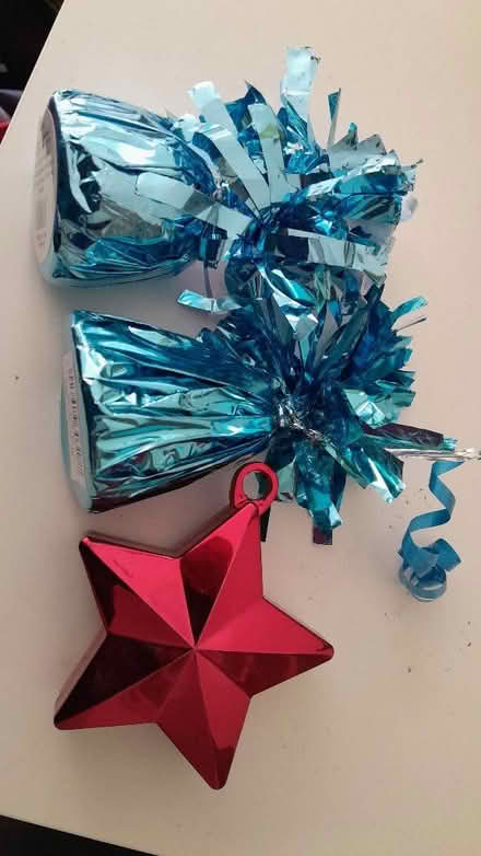 Photo of free 3 balloon weights (Smiths Estate OX28) #1