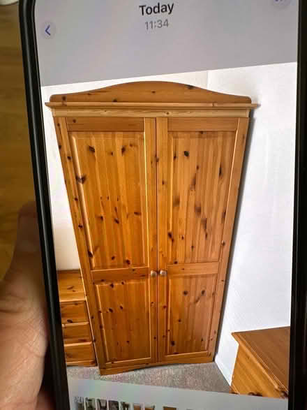 Photo of free 3 pine wardrobes (Woodham Walter CM9) #1