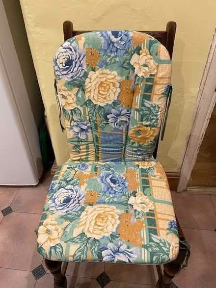 Photo of free 2 padded chair seat covers (Tideswell SK17) #1