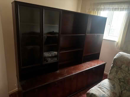 Photo of free Dark veneer dresser. (Charlton OX12) #1