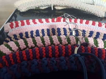 Photo of free Wooden coathangers with knitted covers (Kendal LA9) #2
