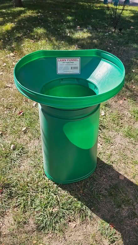 Photo of free Leaf & lawn yard funnel, bag assist (University City) #1
