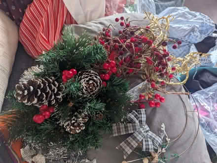Photo of free Christmas bits and Wreath frame (Portchester PO16) #1