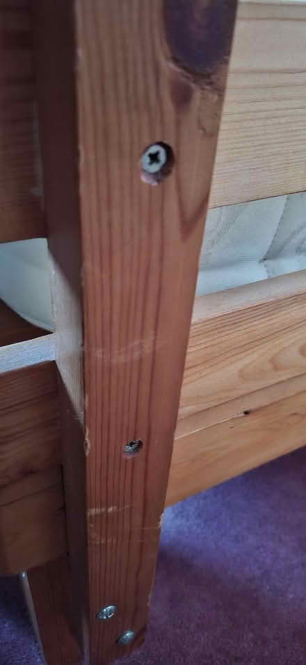Photo of free Solid Wood Double Bed (Harrogate HG1) #4