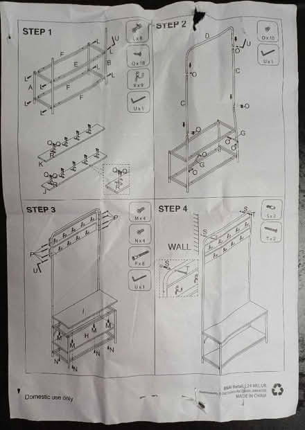 Photo of free Coat Rack with shoe storage (Bare LA4) #2