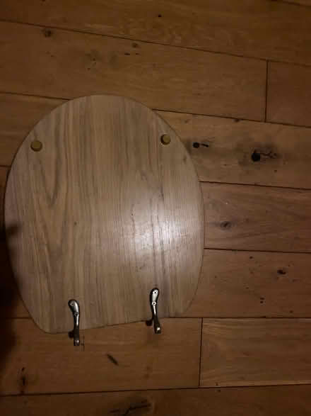 Photo of free wooden toilet seat (Stroud GL5) #2