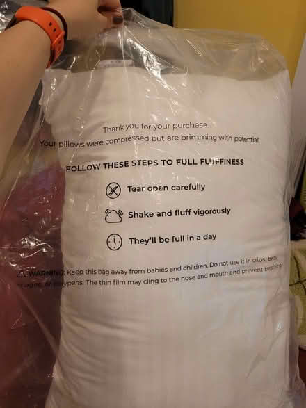 Photo of free NEW, UNUSED pillow (Dupont Circle) #1