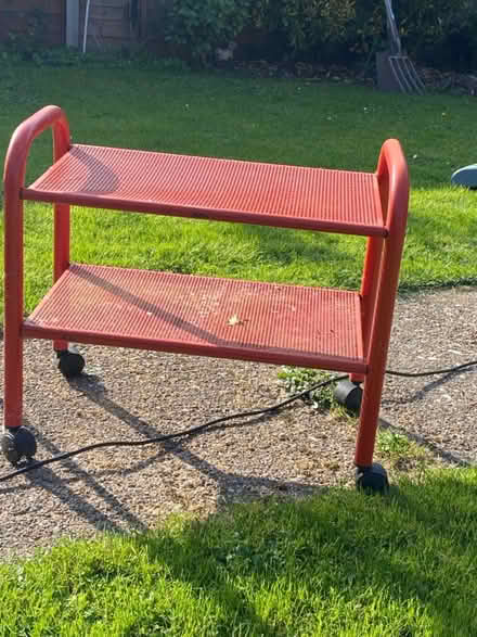 Photo of free Metal trolley on wheels (Farnham) #1