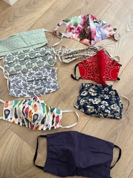 Photo of free Assorted fabric face masks (BA2) #1