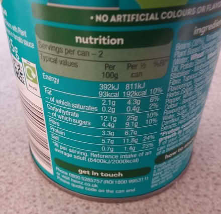 Photo of free Tins Heinz beans and vegan sausages x2 (Westbury Fields BS9) #2