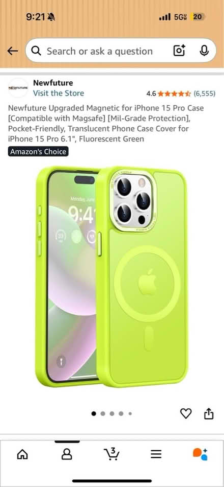 Photo of free iPhone 15 pro phone case (Ballenger creek, Frederick, MD) #1