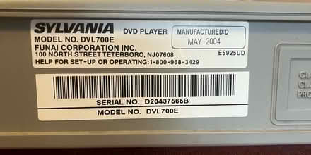 Photo of free DVD player (Foggy Bottom / West End) #2