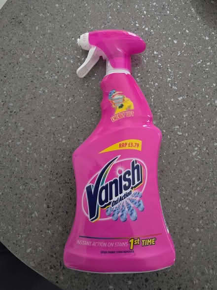 Photo of free Bottle of Vanish Oxi Action stain remover spray, new (Skipton BD23) #1