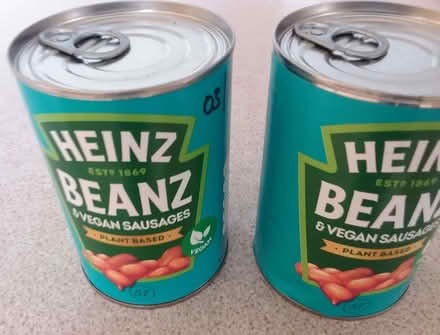 Photo of free Tins Heinz beans and vegan sausages x2 (Westbury Fields BS9) #1