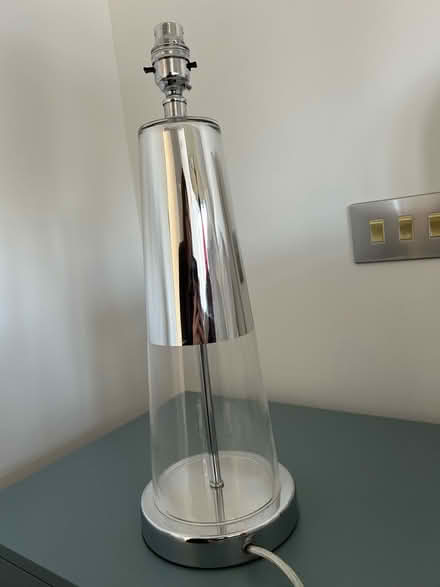 Photo of free Glass John Lewis silver lamp (Wimbledon Village SW19) #4