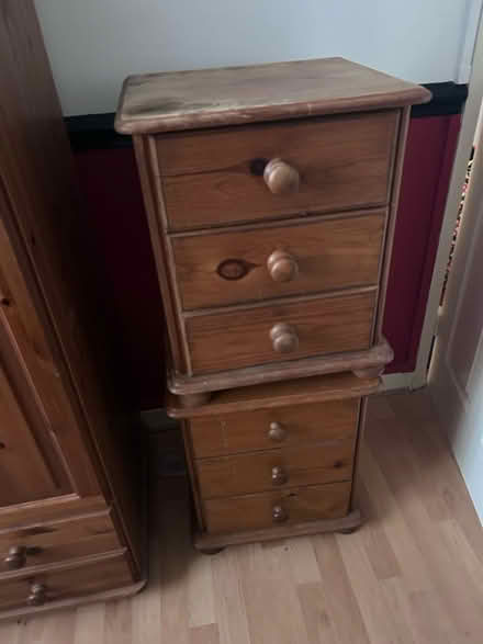 Photo of free 2x side tables wood (Se62hr) #1