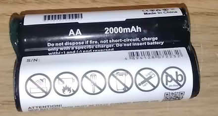 Photo of free Rechargable battery pack 2 x AA NiMh for shaver replacement. (Highfields ST17) #1