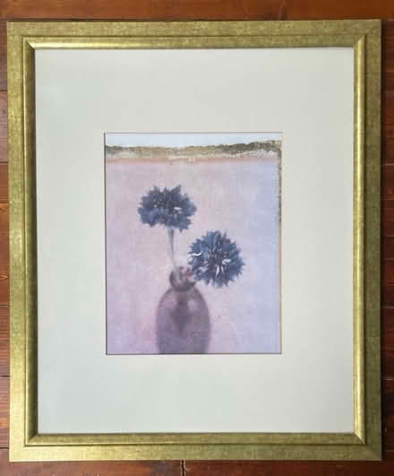 Photo of free framed impressionistic still life floral pictures (Shard End B36) #2