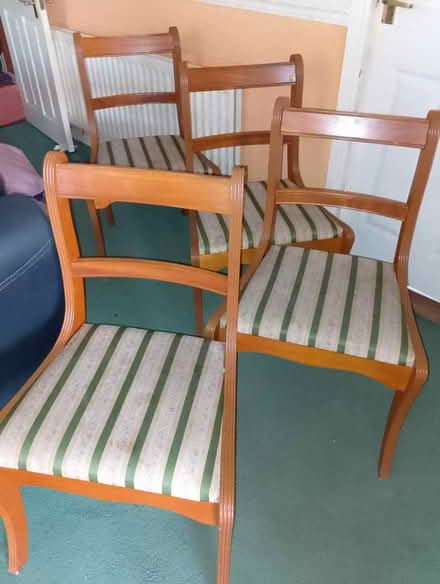 Photo of free 4 x Wooden Dining Chairs (Waterlooville PO8) #1