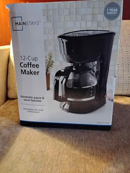 Photo of free Mainstays 12 cup Coffee Maker (Brattleboro) #1
