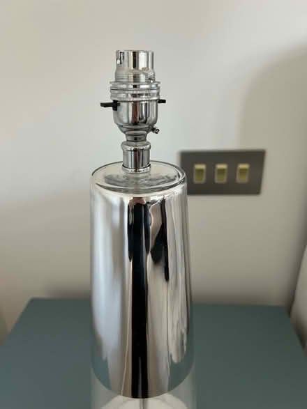 Photo of free Glass John Lewis silver lamp (Wimbledon Village SW19) #3