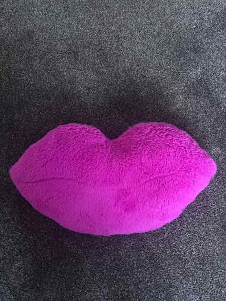 Photo of free 2x Pink Pillows (one heart, one pair of lips) (Micklefield HP13) #1