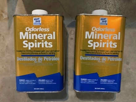 Photo of free Mineral Spirits (Cupertino - DeAnza and 280) #1