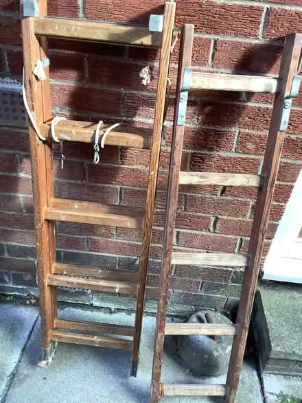 Photo of free Wooden ladder (Balerno EH14) #1