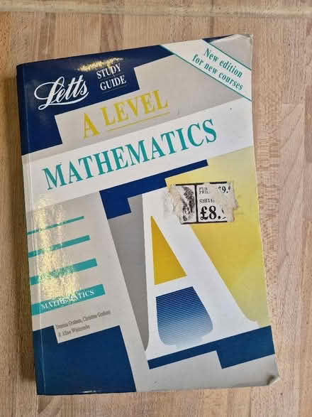 Photo of free A Level maths study guide (Harley Shute TN38) #1