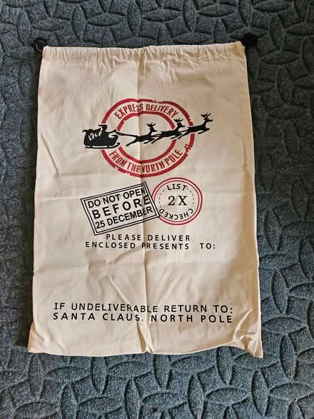 Photo of free Durable Linen Christmas Bag (Gainesville) #1