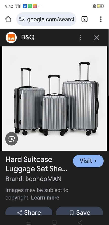 Photo of Suitcase Travel suitcase with wheels under (Beeston Hill LS11) #1