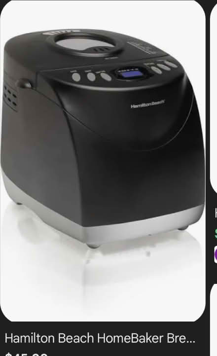 Photo of free Hamilton beach breadmaker (Columbia Heights) #1