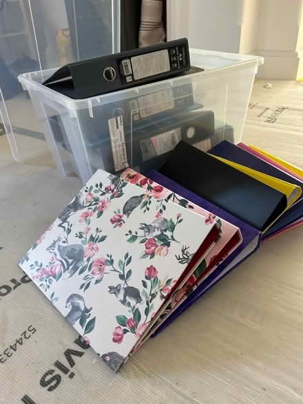 Photo of free Assorted lever arch and ringbinder files (Wimbledon Village SW19) #1